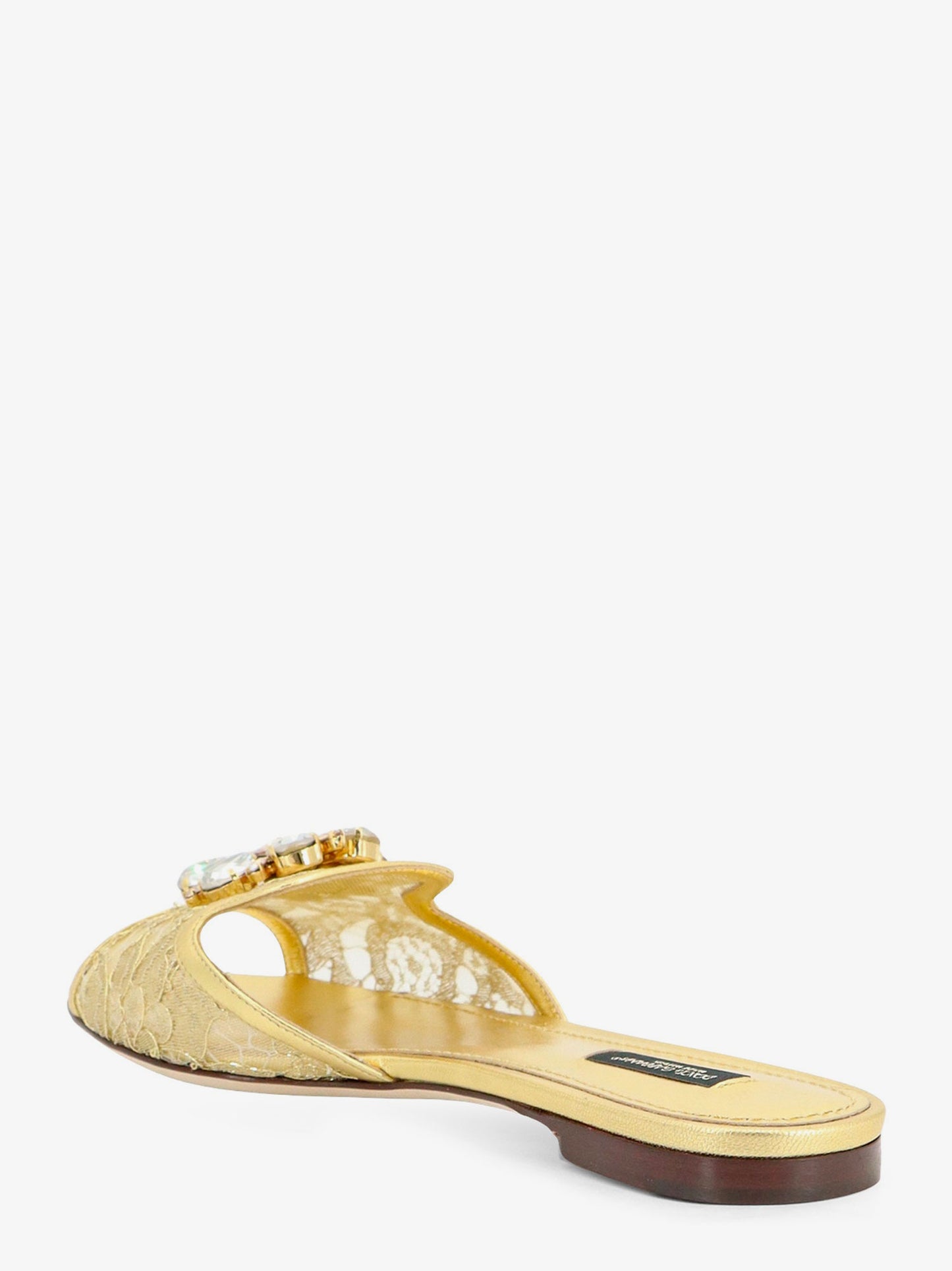 Sandali Rainbow in pizzo lurex