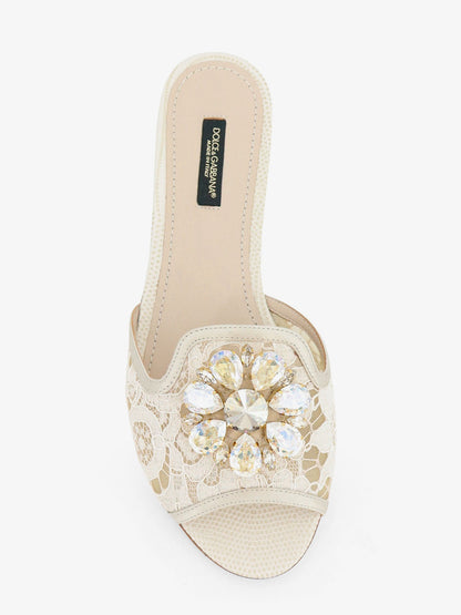 Rainbow lurex lace sandals thumbnail