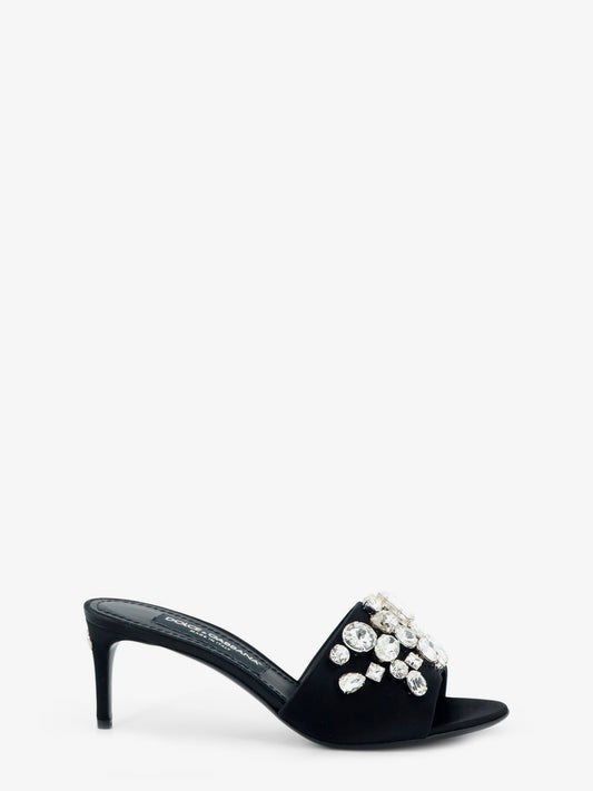 Satin sandals