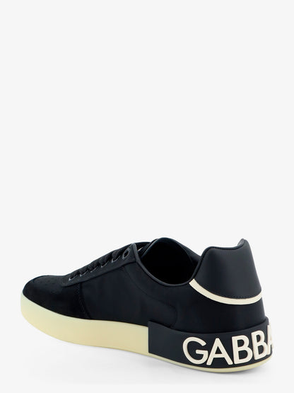 Nylon and suede sneakers with back lettering logo thumbnail