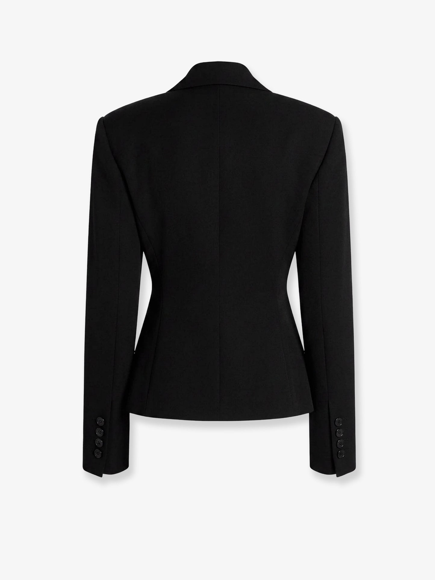 Blazer doppiopetto in gabardina di lana vergine