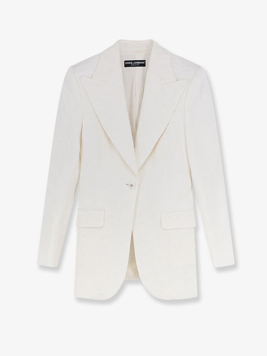 Brocade Turlington blazer