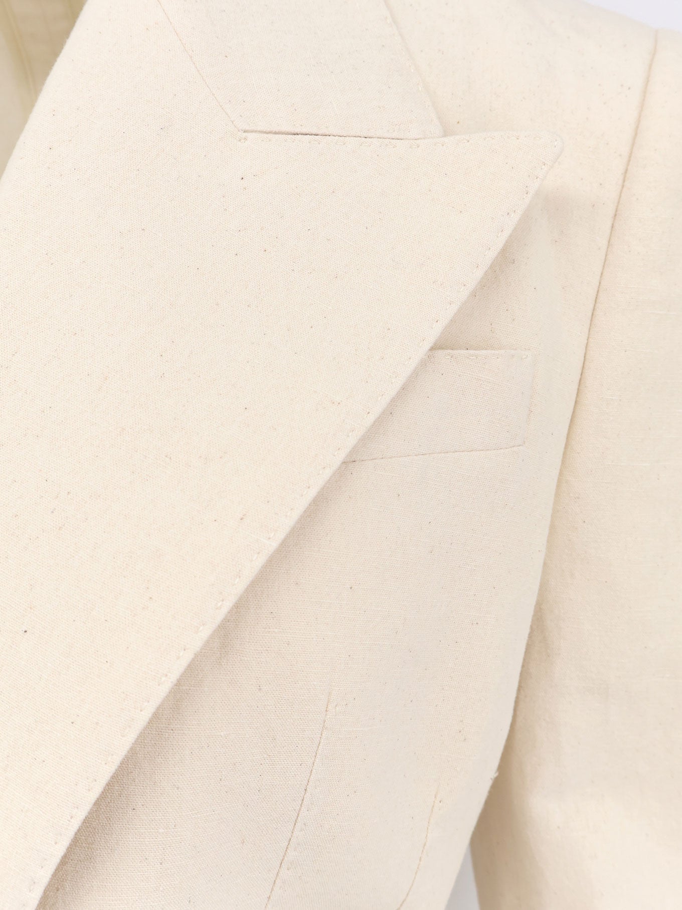 Taormina rustic canvas blazer