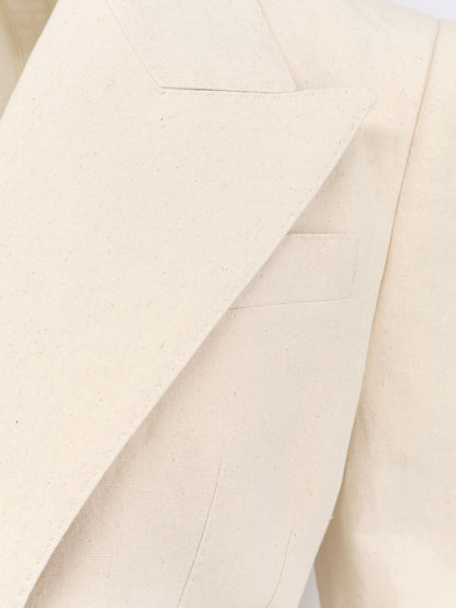 Taormina rustic canvas blazer thumbnail