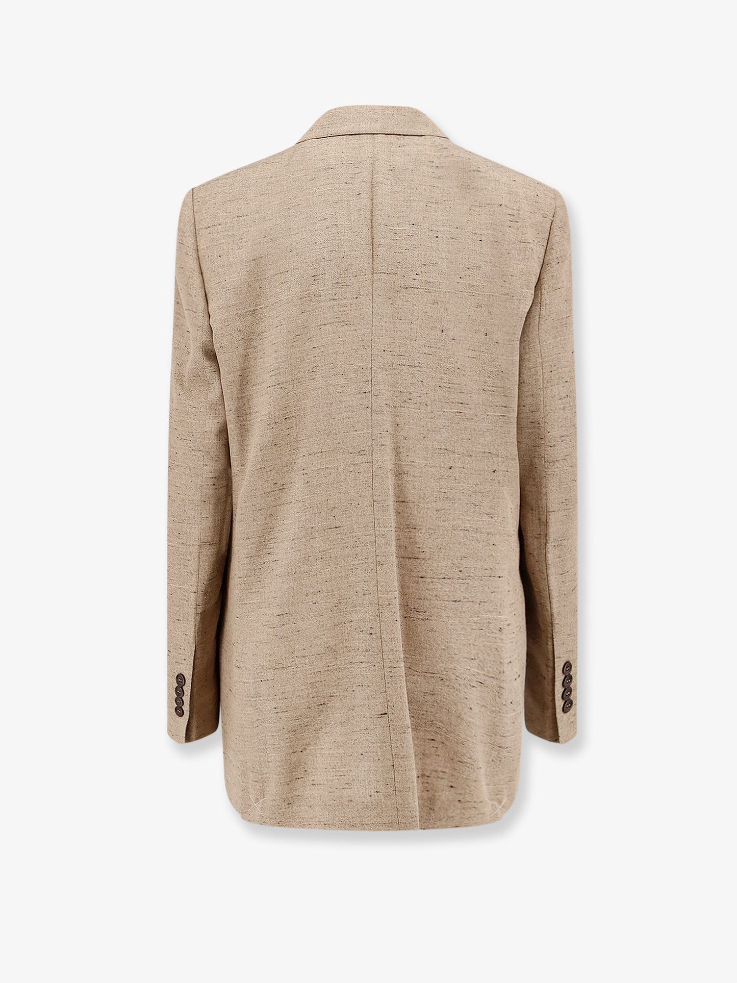 Viscose and linen blazer