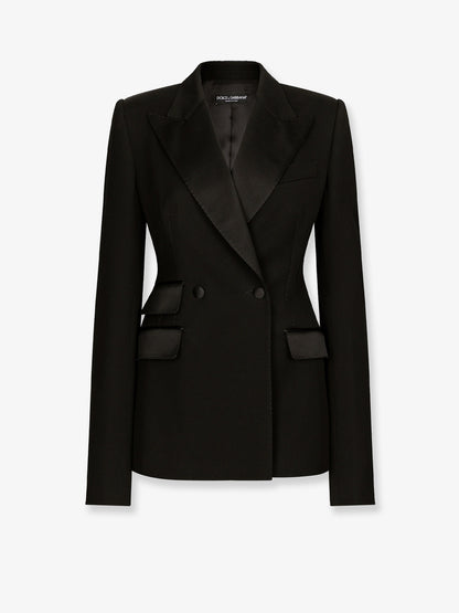 Tuxedo virgin wool and silk blazer thumbnail