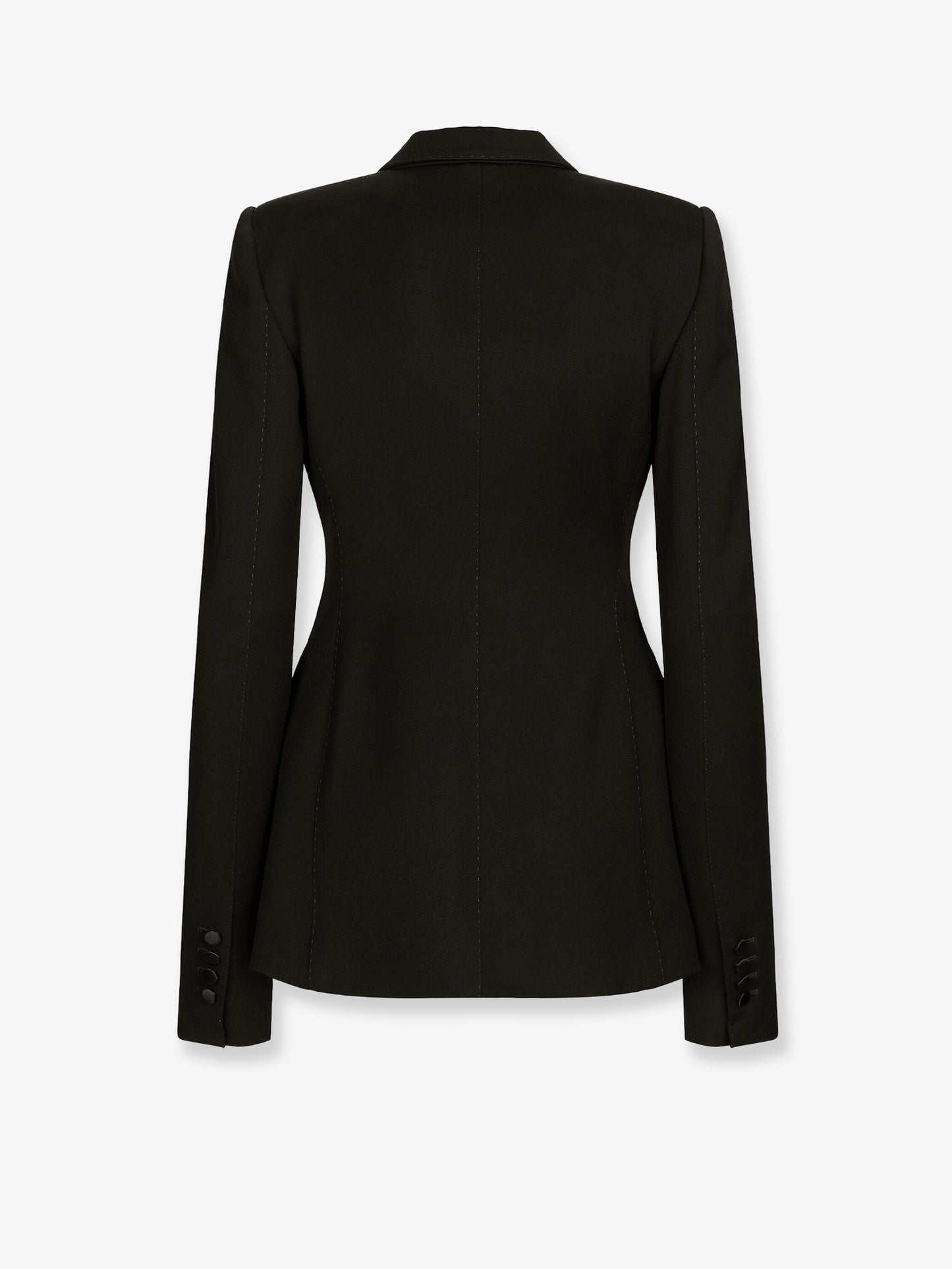Tuxedo virgin wool and silk blazer