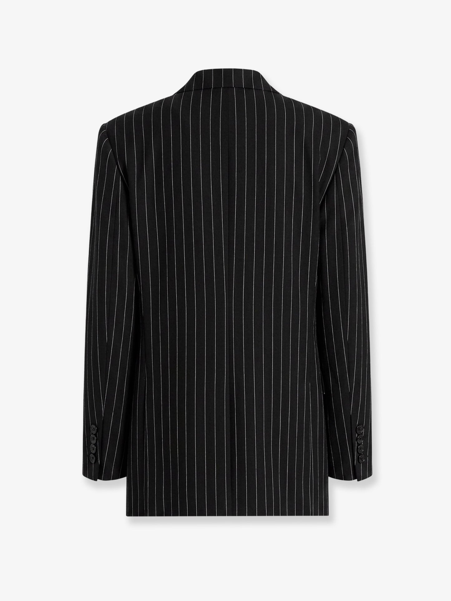 Blazer Sicilia in misto lana e lino con motivo gessato