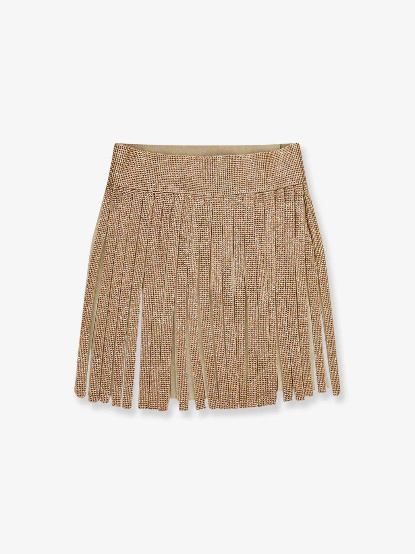 Skirt with crystals