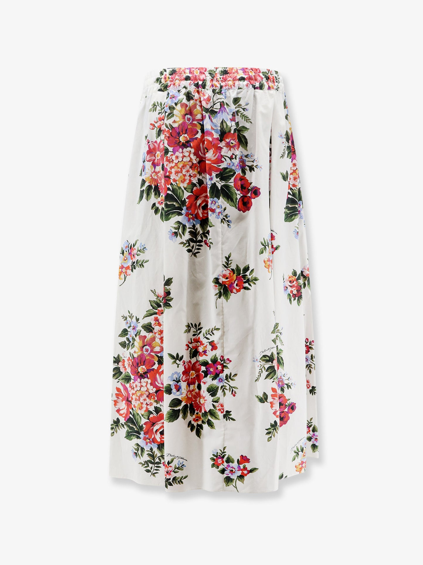 Cotton skirt with iconic print