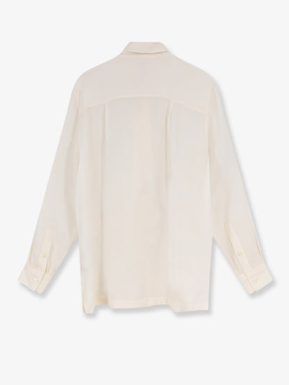 Silk shirt with tie band detail thumbnail