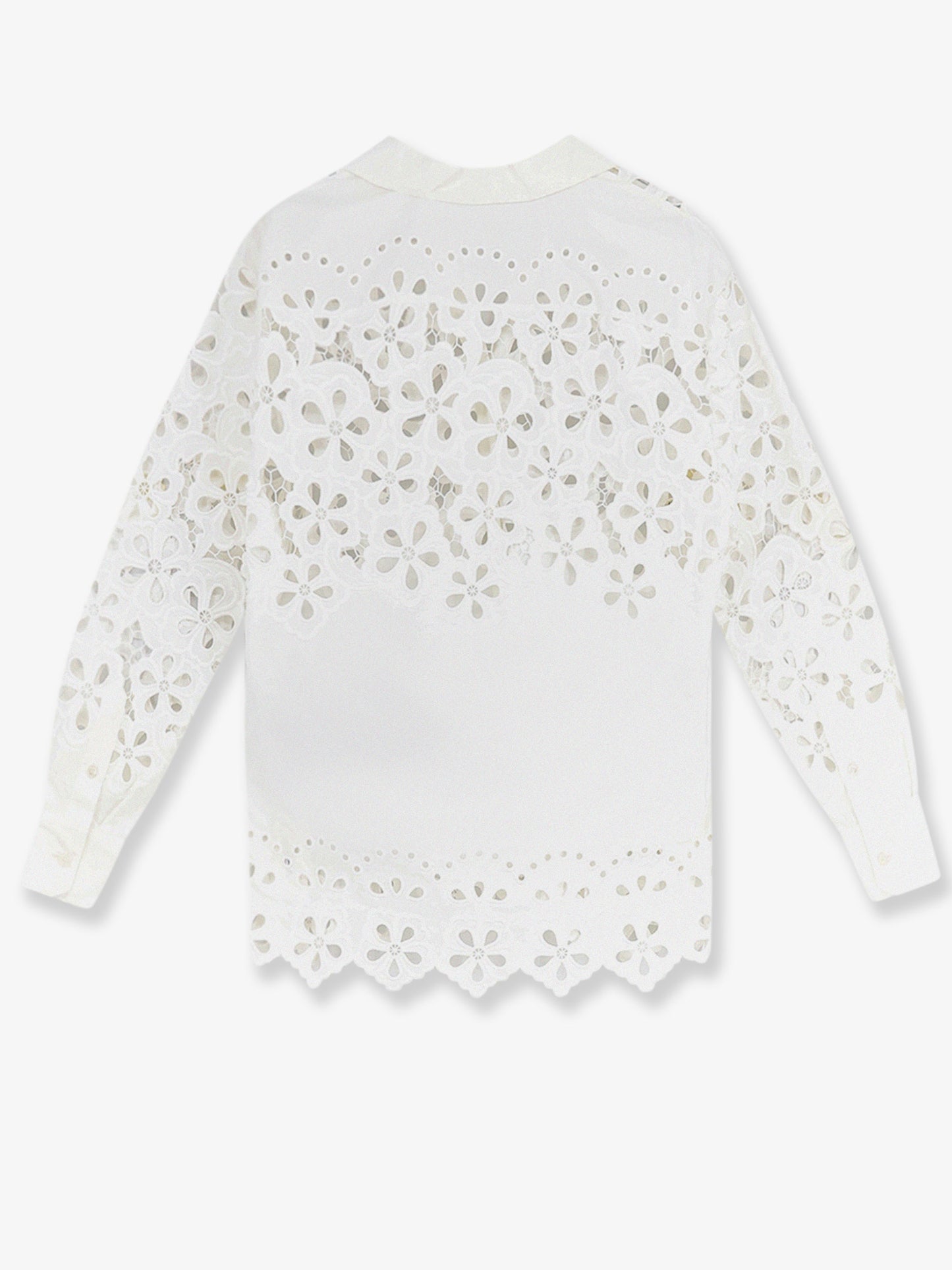 Camicia in cotone con dettagli cut-out