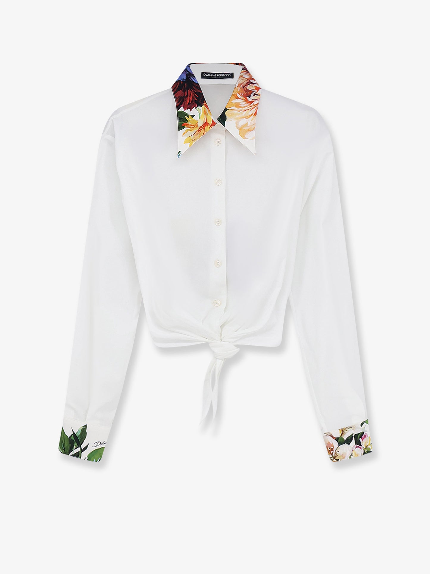 Cotton shirt with Knot