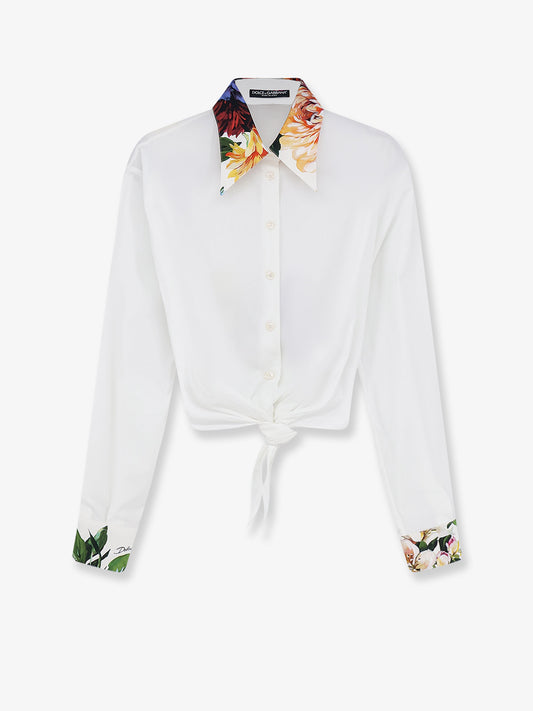 Cotton shirt with Knot