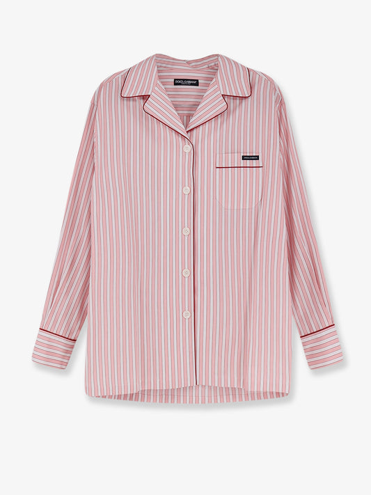 Striped Cotton Pajama Shirt