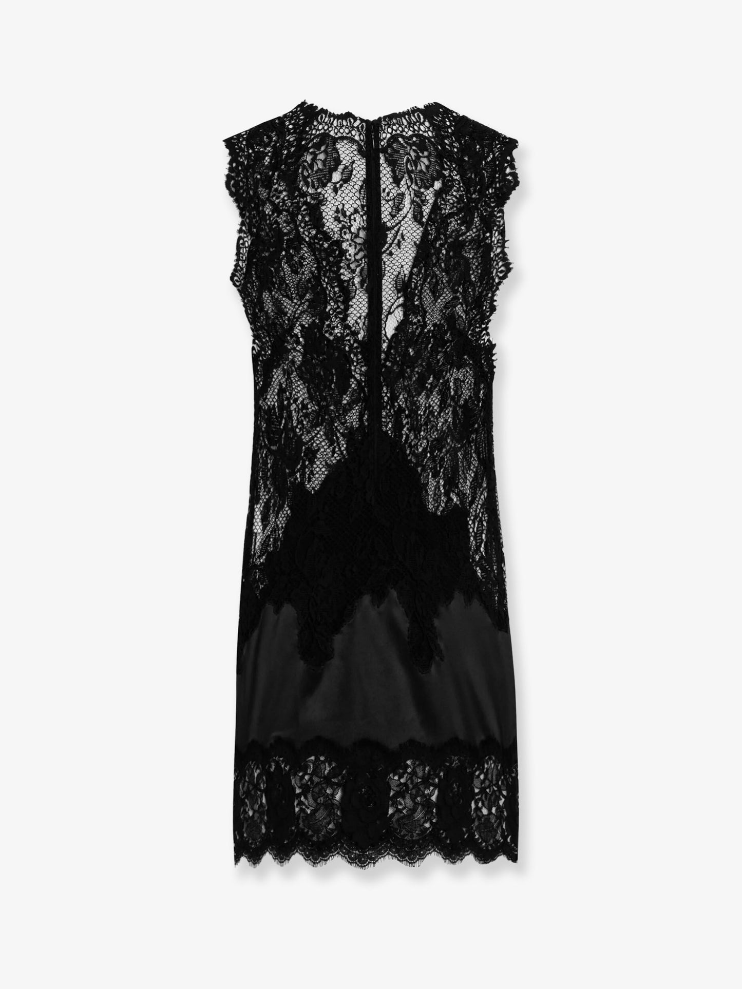 Lace and satin dress
