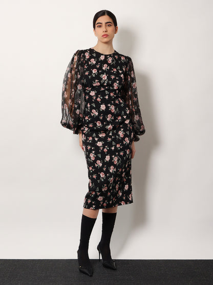 Stretch silk dress thumbnail