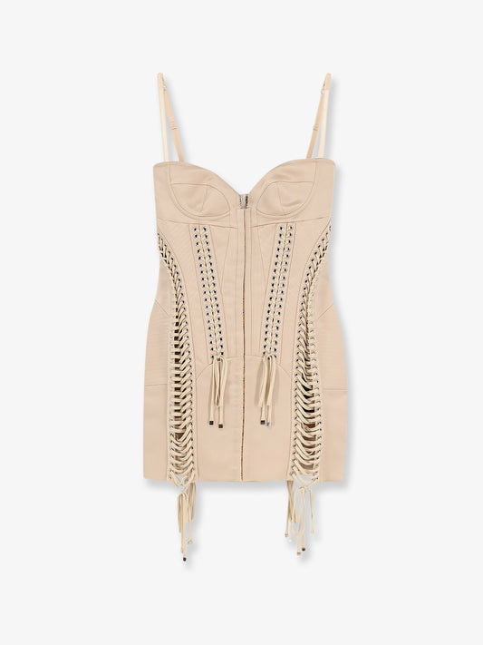Vestito in duchesse con balconcino