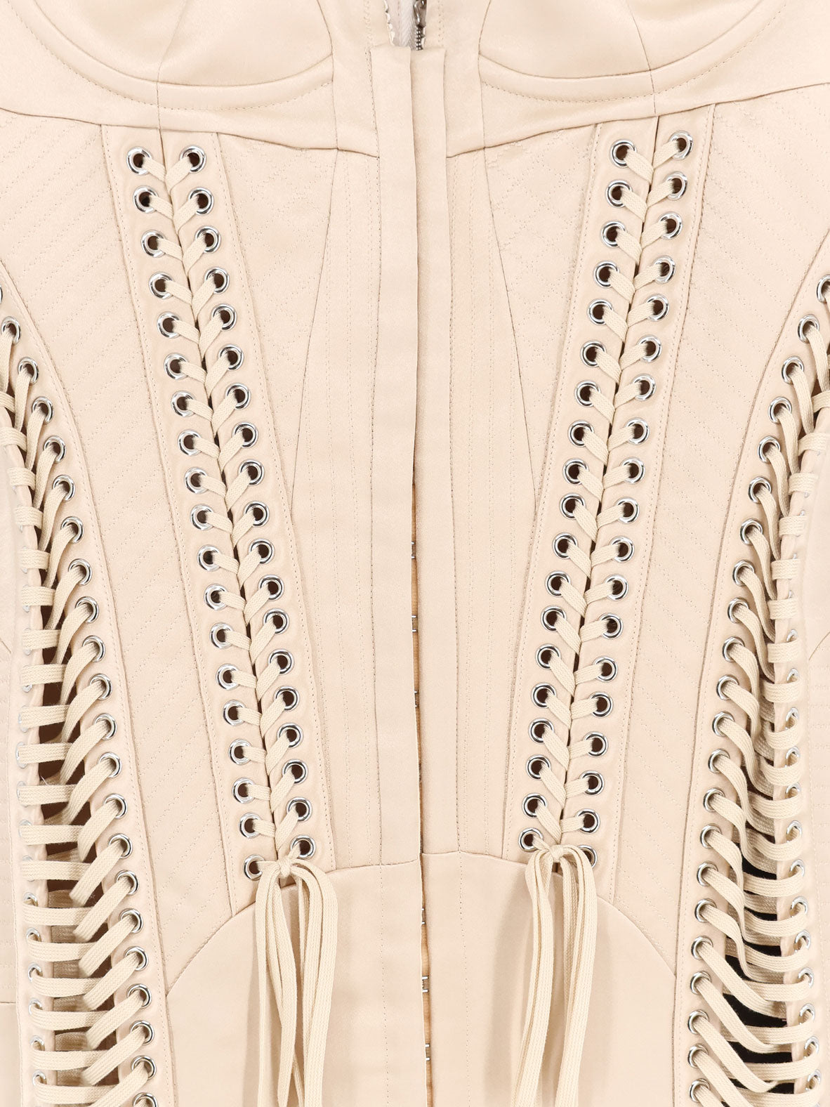 Vestito in duchesse con balconcino