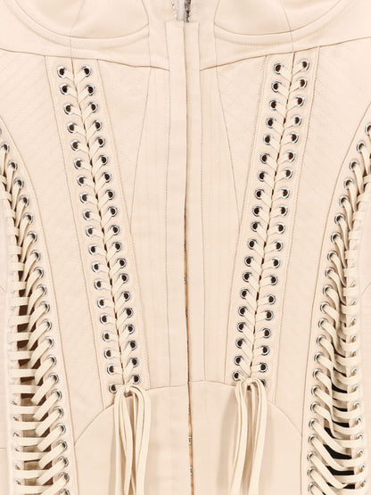 Vestito in duchesse con balconcino thumbnail