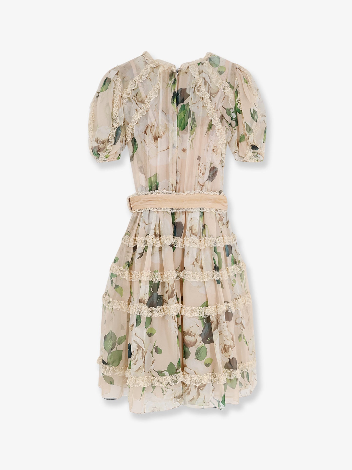 Silk and viscose dress with iconic print