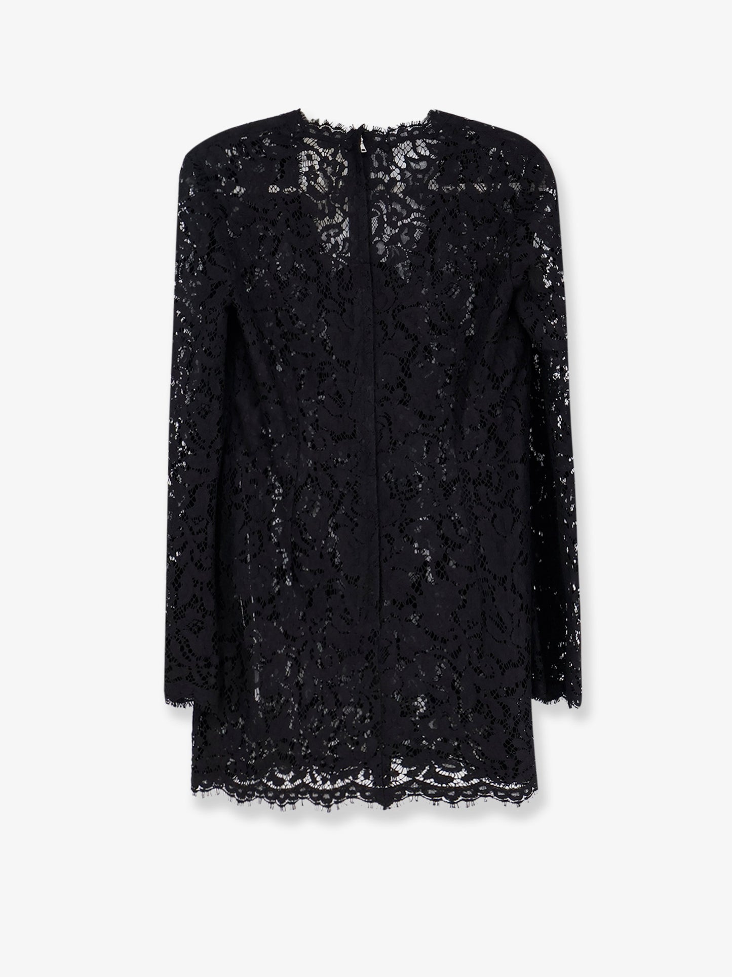 Lace dress with front flower detail