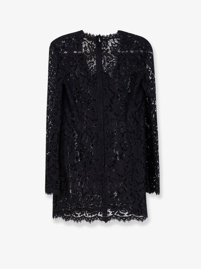 Lace dress with front flower detail thumbnail