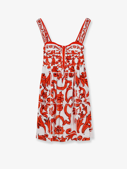 Cotton dress with Maiolica print thumbnail