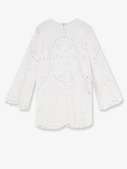 Mini cotton dress with embroidery thumbnail