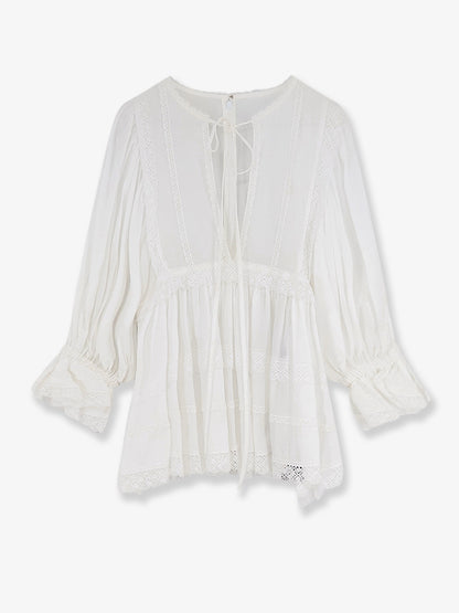 Cotton shirt with laces profiles thumbnail