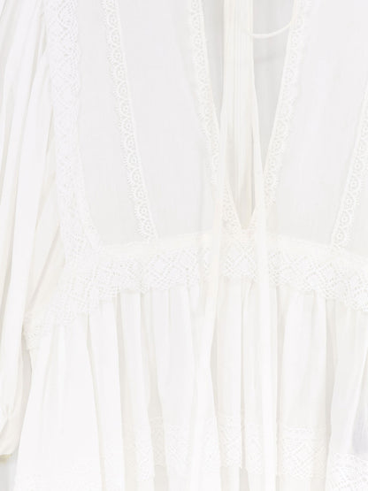 Cotton shirt with laces profiles thumbnail