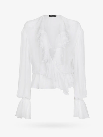 Silk shirt with rouches thumbnail