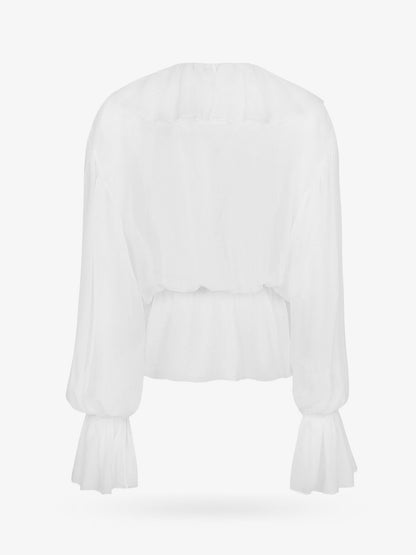 Silk shirt with rouches thumbnail