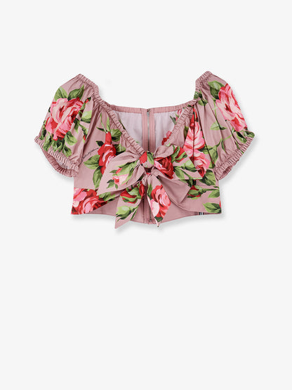 Cotton top with iconic print thumbnail