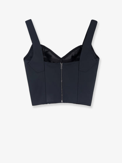 Bustier top with lace insert thumbnail