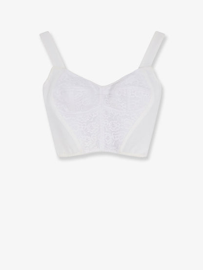 Top bustier con inserti in pizzo thumbnail