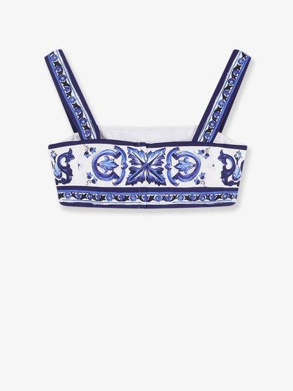 Cotton top with Maiolica print thumbnail