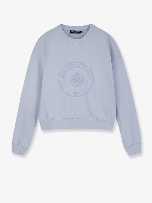 Cotton sweatshirt with iconic Logo