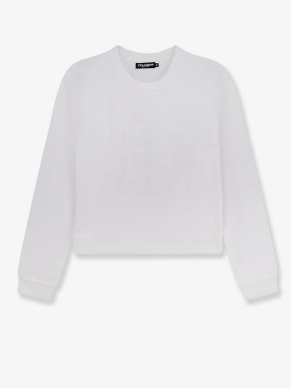 Cotton sweatshirt with Logo embroidery thumbnail