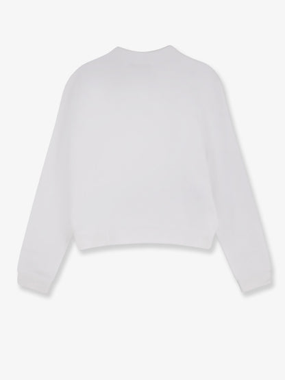 Cotton sweatshirt with Logo embroidery thumbnail