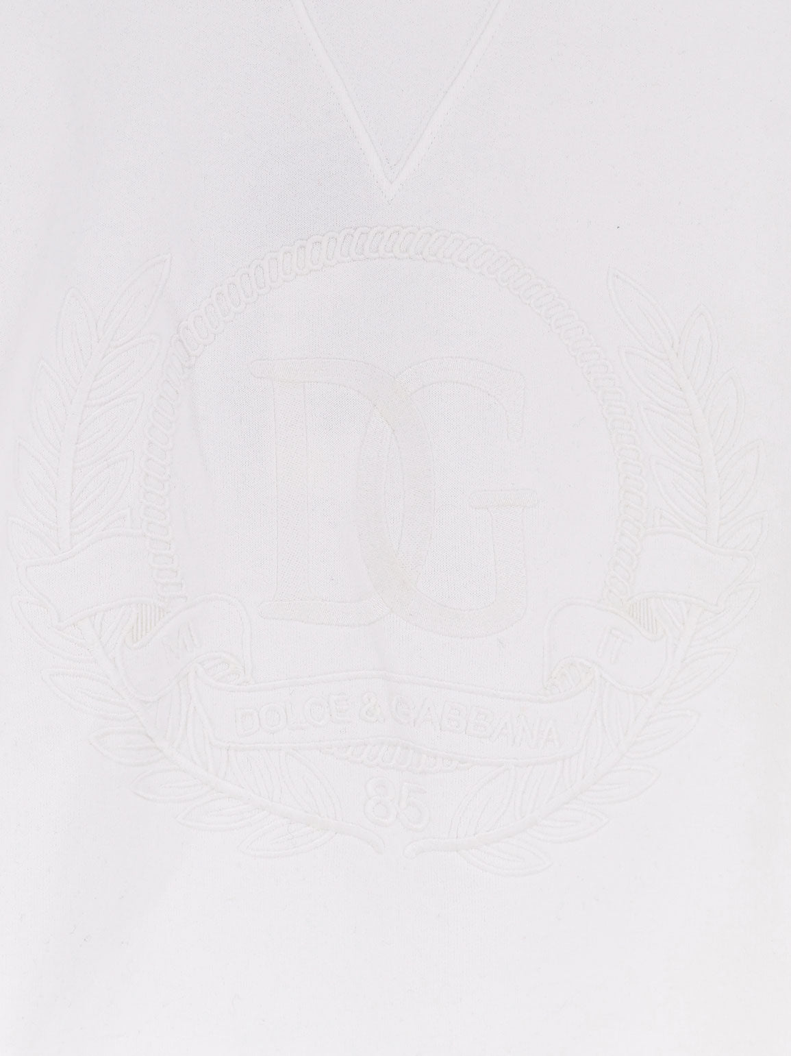 Cotton sweatshirt with Logo embroidery