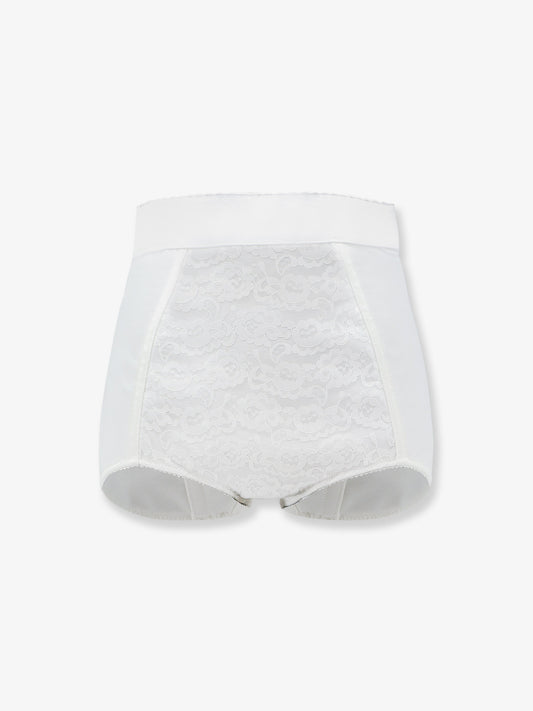 Jacquard and lace shorts