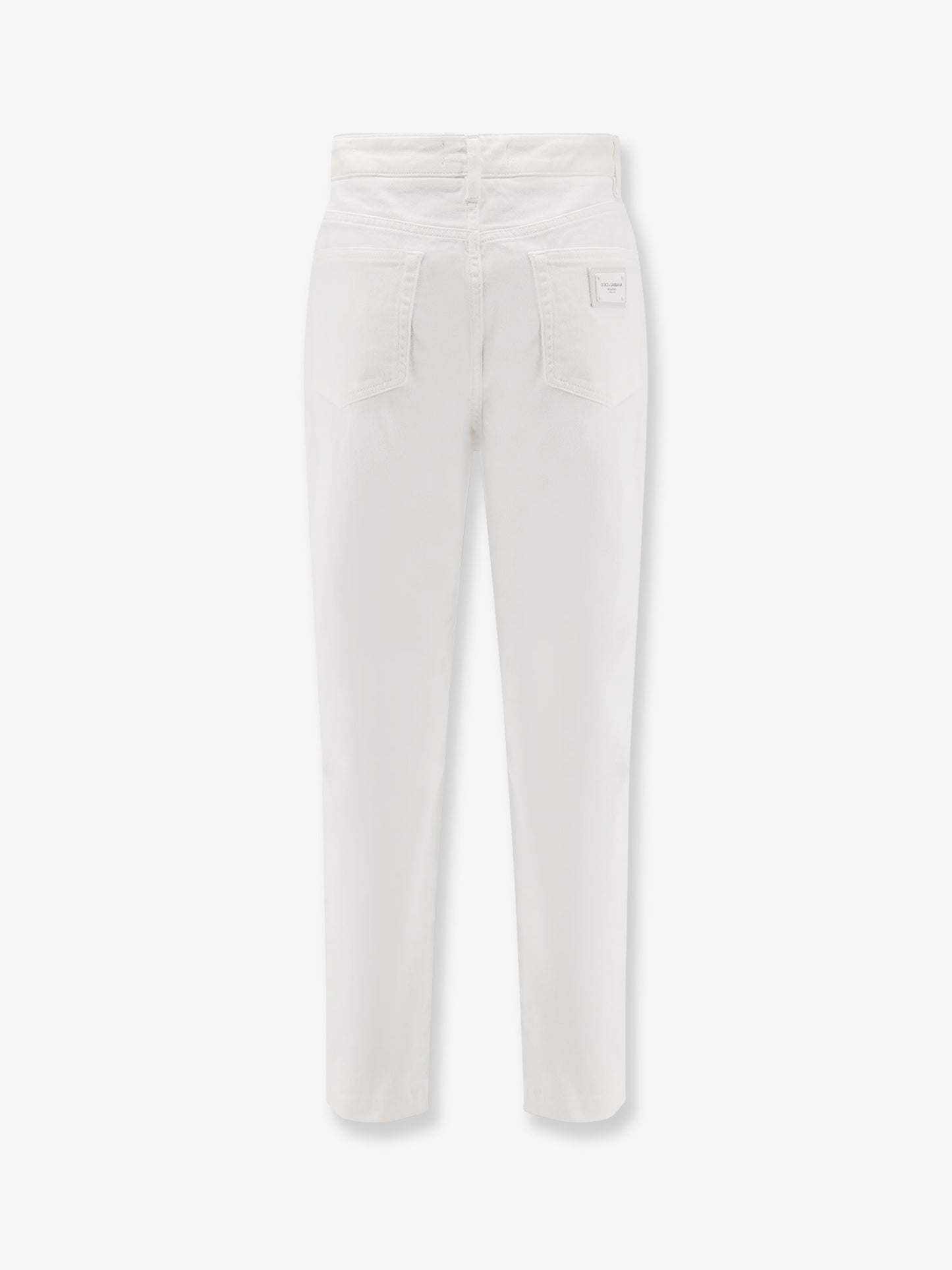 Audrey white denim trousers