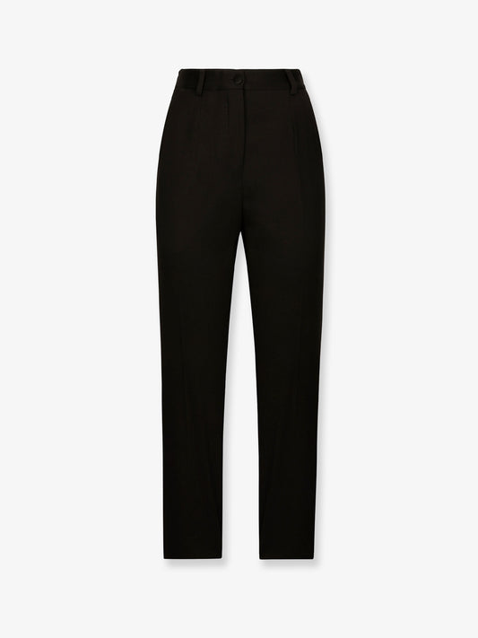 Tuxedo virgin wool and silk trousers
