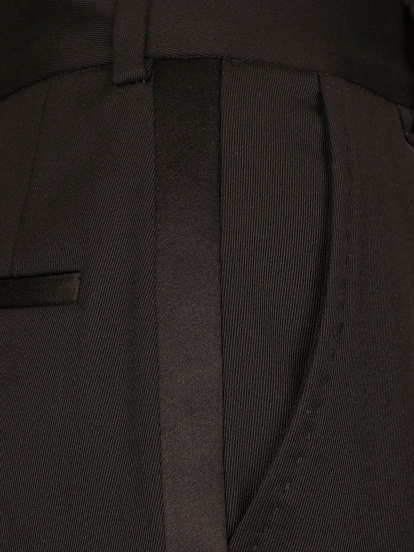 Tuxedo virgin wool and silk trousers