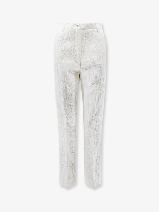 Pantaloni in cotone e viscosa