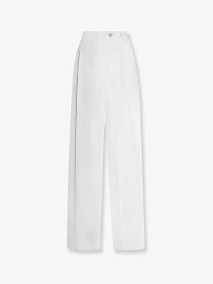 Flare cotton trousers thumbnail