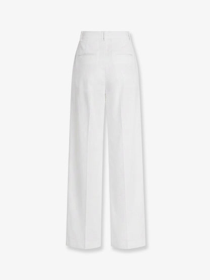Flare cotton trousers thumbnail