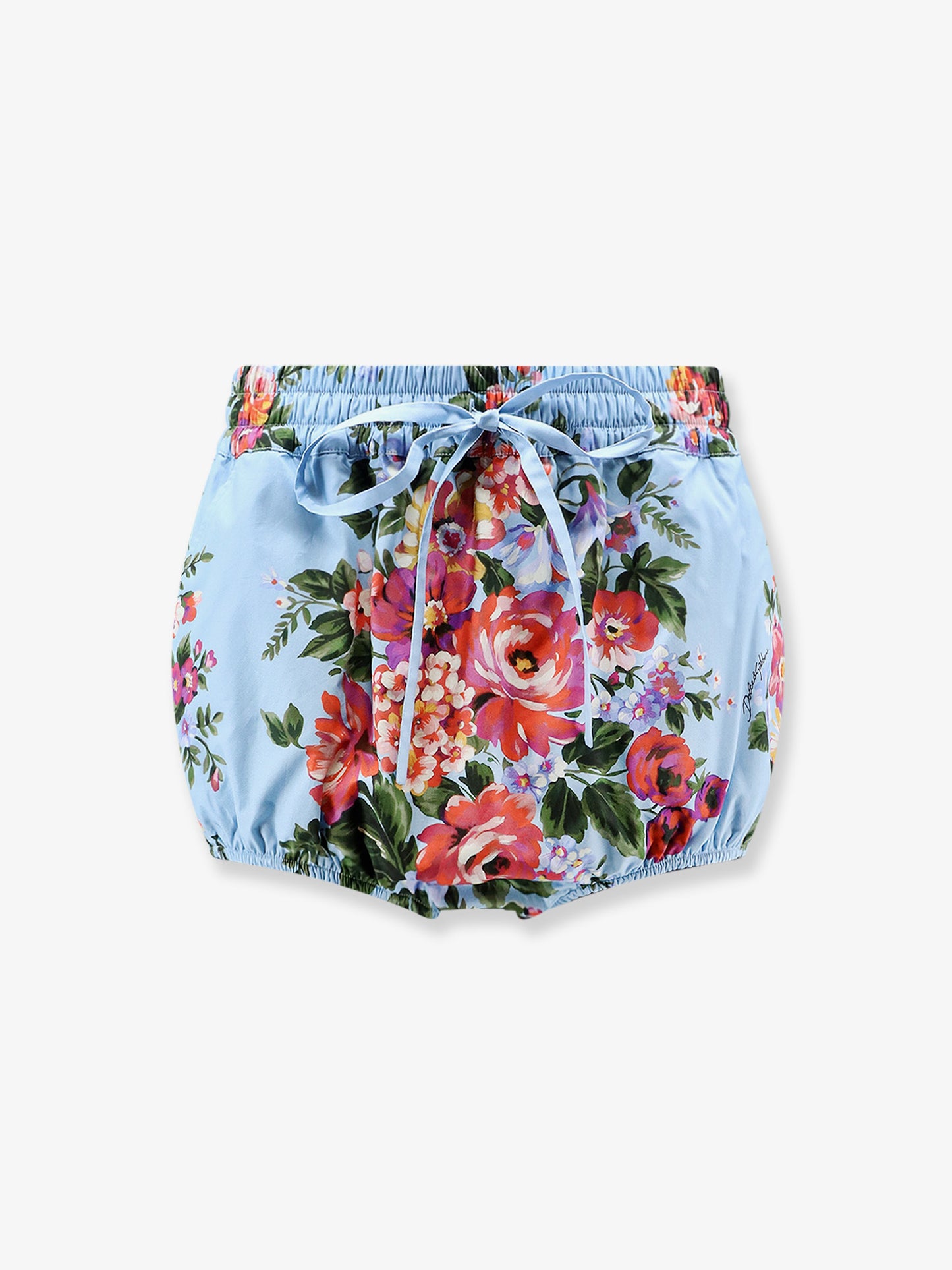 Poplin culottes with flower print