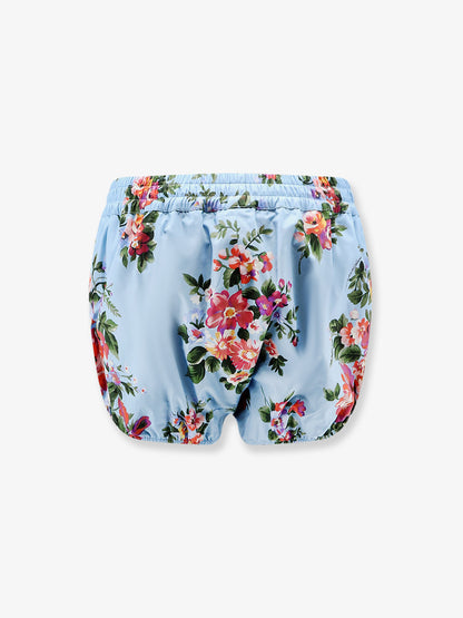 Poplin culottes with flower print thumbnail